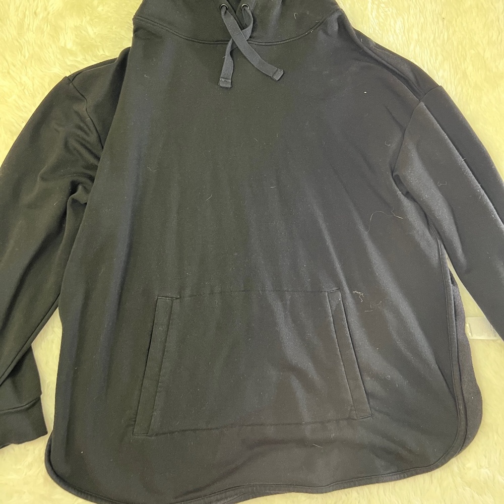 Gap Maternity Open Side Hoodie - Black/Medium - Picture 2 of 6